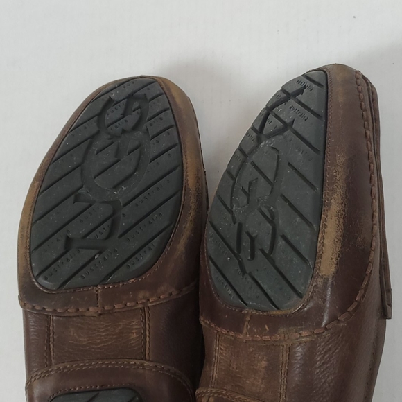 UGG brown leather men slip on shoes 12 - Picture 12 of 12